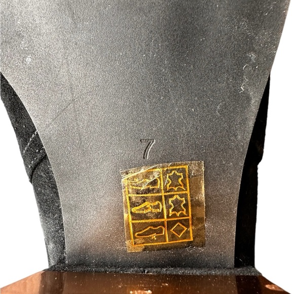 Jeffrey Campbell Metcalf-J2 Black Suede Chelsea Ankle Bootie Jeweled Heel - Picture 9 of 16